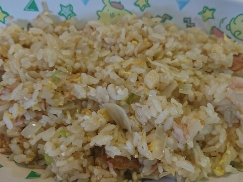 らっきょうとエノキのチャーハン